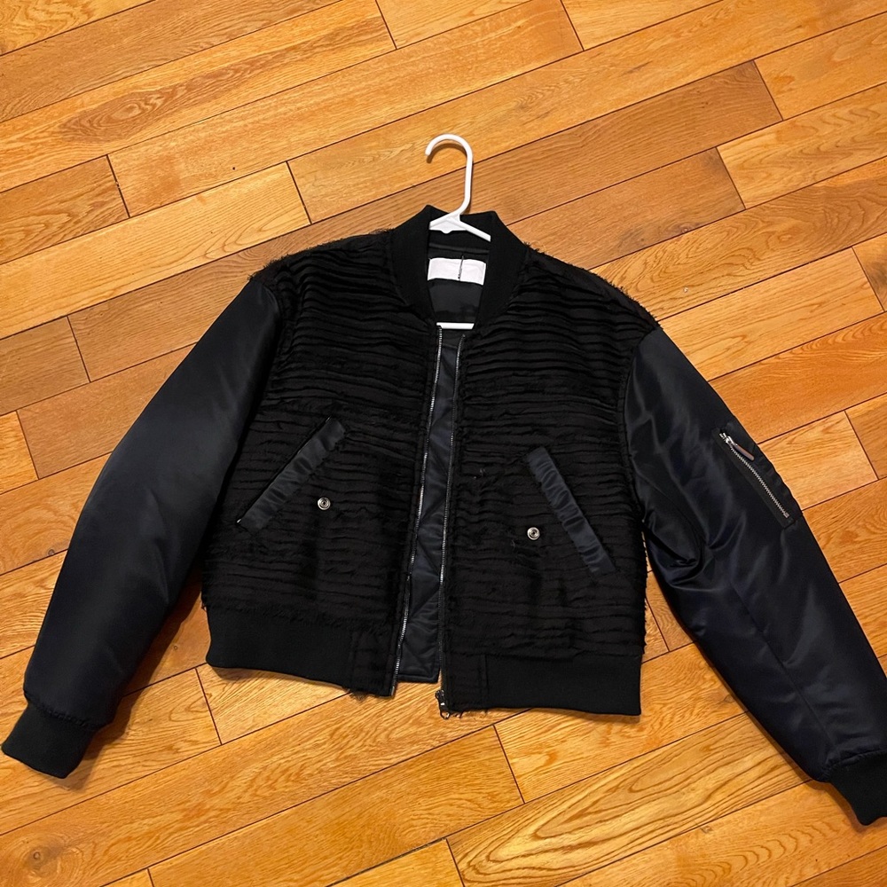7 for all Mankind women’s threaded bomber
